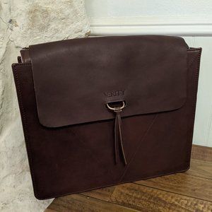 Full-Grain Leather Satchel